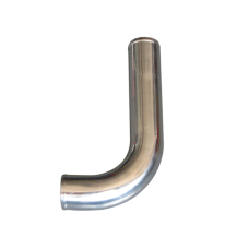 2" L-Bend Aluminum Pipe Mandrel Bent Polished 2.0mm Thick Tube 18" Length