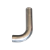 3" L-Bend Aluminum Pipe, Mandrel Bent Polished, 2.0mm Thick Tube, 18" Length