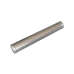 2.25" Straight Polished Aluminum Pipe, 2.0mm Thick Tube, 18" Length