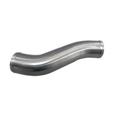 3" OD Air Intake S shape Aluminum Pipe, Mandrel Bent Polished, 2mm Thick Tube, 14" Length