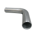 3" OD Aluminum Pipe 75 Degree, 2.0mm Thick Tube, 24" in Length