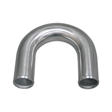 3" OD Aluminum Pipe 180 Degree U-Bend, 2.0mm Thick Tube, 24" in Length