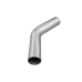 3.5" Aluminum Pipe 45 Degree Mandrel Bend, 3.0mm Thick Tube, 24" in Length