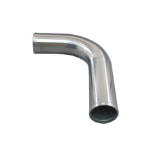 3.5" Aluminum Pipe 90 Degree Mandrel L-Bend, 3.0mm Thick Tube, 24" in Length