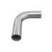 3.5" Aluminum Pipe 90 Degree Mandrel L-Bend, 3.0mm Thick Tube, 24" in Length