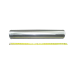 3.5" Straight Aluminum Pipe, 3.0mm Thick Tube, 24" in Length