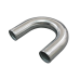 3.5" Aluminum Pipe 180 Degree Mandrel U-Bend, 3.0mm Thick Tube, 24" in Length