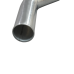 4" Aluminum Pipe 45 Degree Bend, Polished, Mandrel Bent, 3.0mm Thick, 24" Length