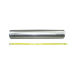 4" Aluminum Straight Pipe, Polished, 3.0mm Thick, 24" Length