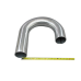 4" Aluminum Pipe 180 Degree J Bend, Polished, Mandrel Bent, 3.0mm Thick, 38" Length