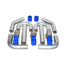 2.5" Intercooler Piping + U Pipes +T-Clamps + Silicon Hoses