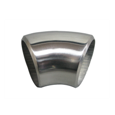 1.65" O.D. Extruded 304 Stainless Steel Elbow 45 Degree Pipe , 3mm (11 Gauge) Thick