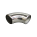 2" O.D. Extruded 304 Stainless Steel Elbow 90 Degree Pipe , 3mm (11 Gauge) Thick