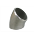 2.25" O.D. Extruded 304 Stainless Steel Elbow 45 Degree Pipe , 3mm (11 Gauge) Thick