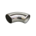 2.5" O.D. Extruded 304 Stainless Steel Elbow 90 Degree Pipe , 3mm (11 Gauge) Thick