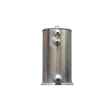 Aluminum Fuel Surge Tank 5" Round x9" H Works For Many Applications