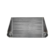 24"x12"x3.5" FMIC V-MOUNT TURBO 2.5" Inlet & Outlet INTERCOOLER For RX7 RX-7