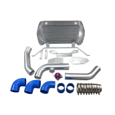 Front Mount Intercooler Kit + BOV For Mazda RX7 RX-7 FD Single or Stock Turbo