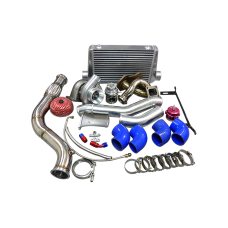 Single Turbo Manifold Downpipe Intercooler Kit For Mazda RX7 SA FB 13B RX-7