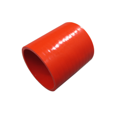 Universal 2.5" Red Silicon Hose Coupler Straight for Intercooler Pipe