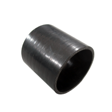4" 76mm Long Straight Black Silicon Hose Coupler For Intercooler Pipe