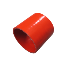 Universal 3" Red Silicon Hose Coupler Straight for Intercooler Pipe 3" Long